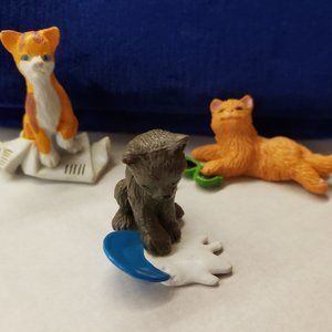 Trio of vintage Kitten in my Pocket Cute cats kittens at play